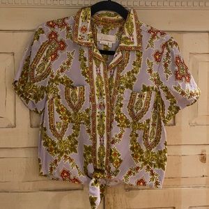 Anthropologie printed top